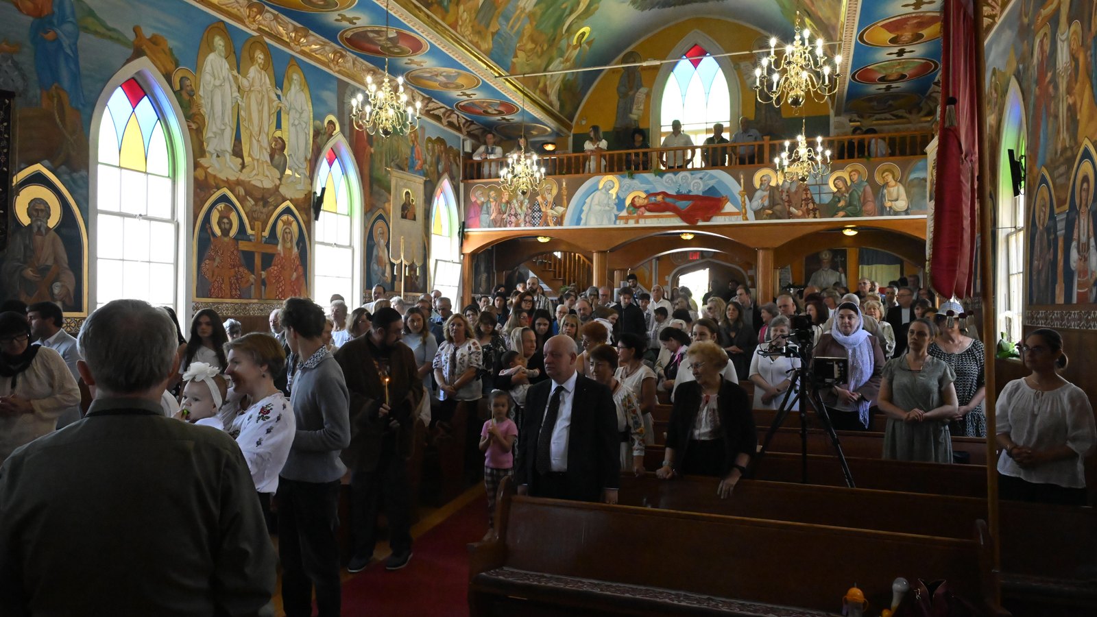 Parishioners gathered for Hramul Bisericii on May 31, 2026